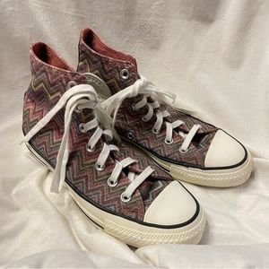 Missoni Converse High Tops Chevron